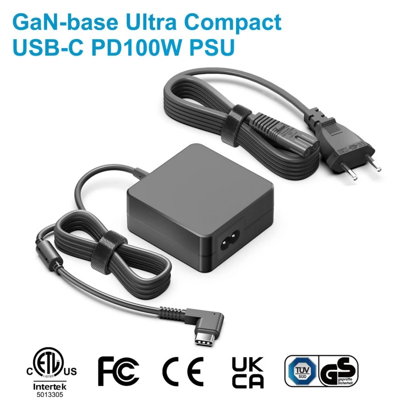 Адаптер питания USB-C GaN Square PD мощностью 100 Вт