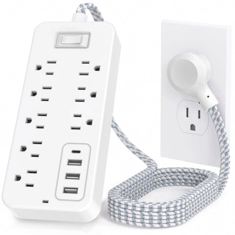 Удлинитель с 8 розетками Us Plug